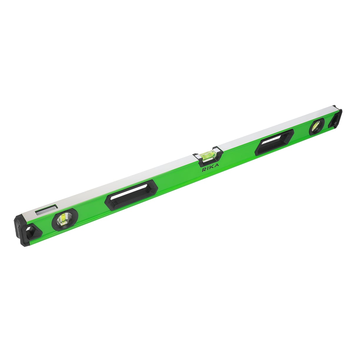 Rikä 35in (900mm) Magnetic Aluminium Box Spirit Level | Side View Vials